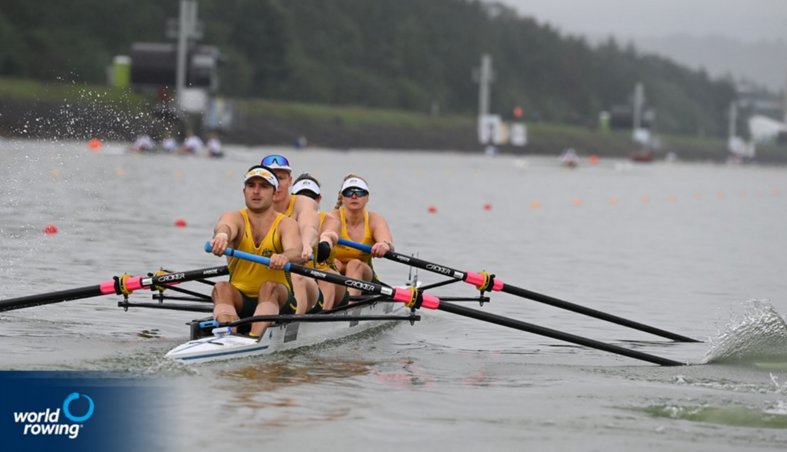 Norm Talbot Rowing 4th place finish World Rowing Championships - Jess Gallagher